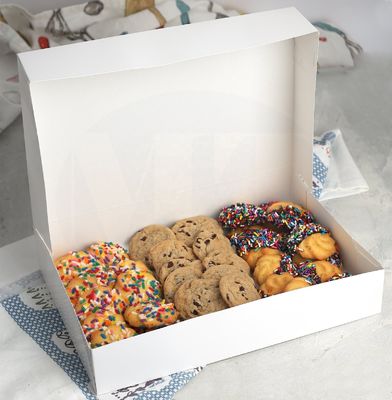 Annual Production Cake Box Cross Broader White Card Packaging for Household Products