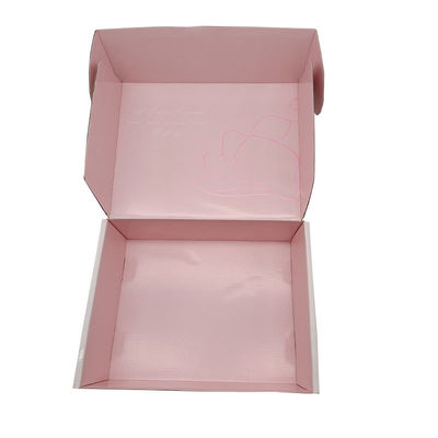Custom Order Pink Cardboard Paper Postal Boxes for Environmentally Friendly Packaging