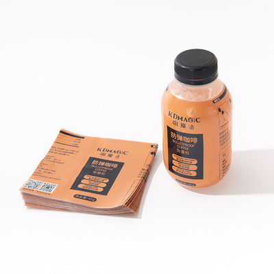 2023 Arrive Compostable Plastic Wrap Packaging Custom Logo Sticker with Shrink Film