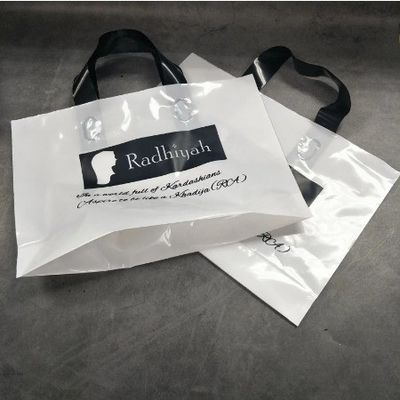 Trending Products Customized Logo Print PE Plastic Shopping Bag With Logo
