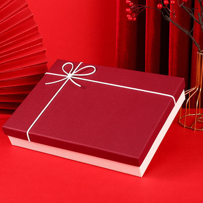 Custom Order Accepted Luxury Lid and Base Box for T Shirt Clothing Gift Packaging