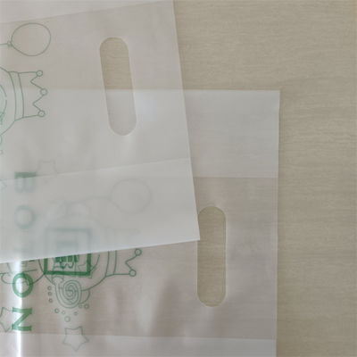 Transparent Handle Bag Hdpe Plastic Bag Die Cut Polybag ODM/OEM Printed Shopping Bags