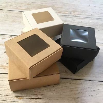 Square Transparent Craft Paper Accessory White Card Present Gift Direct and Hot Stamping