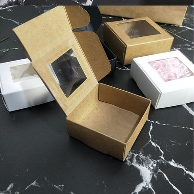 Square Transparent Craft Paper Accessory White Card Present Gift Direct and Hot Stamping