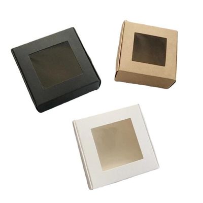 Square Transparent Craft Paper Accessory White Card Present Gift Direct and Hot Stamping