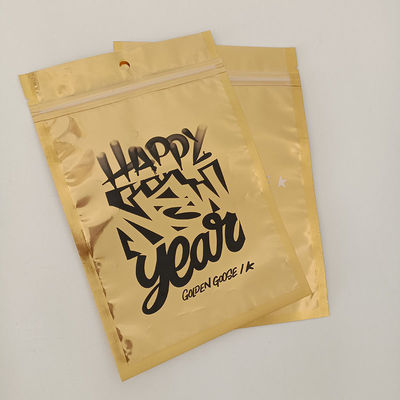 Laminated Multiple Layer Plastic Aluminum Foil Bag Zip Lock Mylar Bag 0.08MM Thickness