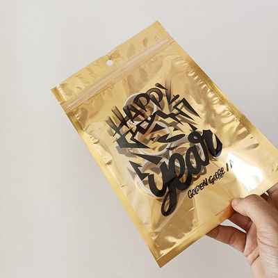 Laminated Multiple Layer Plastic Aluminum Foil Bag Zip Lock Mylar Bag 0.08MM Thickness