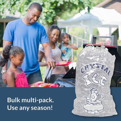 Freezer Plastic Ice Cube Plastic Bag Customized Durable Reusable Mercantile 10 Lb Bags
