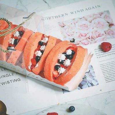 Acceptable Customer's Logo Custom Print Pastry Box for Donut Sushi Cake Spicy Sauce