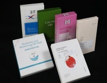 Customizable White Box Vegan Rose Face Mask with Printing and Prime Branded Packaging