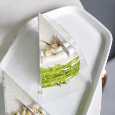 Food Level PET Film Material Transparent Bread Cake Box for Small Wedding Pastry