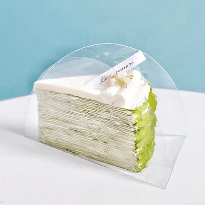 Food Level PET Film Material Transparent Bread Cake Box for Small Wedding Pastry