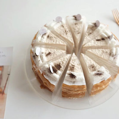 Food Level PET Film Material Transparent Bread Cake Box for Small Wedding Pastry