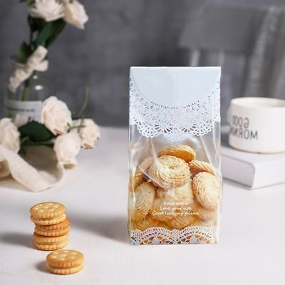 Small Bakery Bread Packaging Bag with Window Moisture Proof Customized and Stand Up Pouch