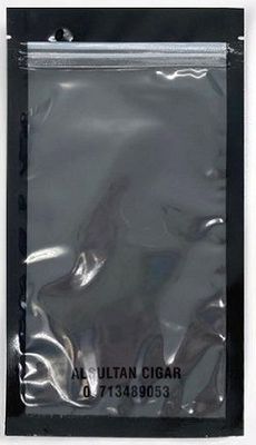 Moisturizing Cigar Storage Custom Logo Ziplock Bags with Heat Seal and Plastic Material