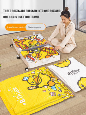 Convenient Foldable Blanket Storage Bag for Travel and Home Organization PVC Material