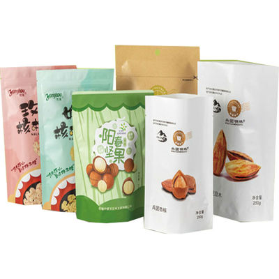 Stand Up Multi Printing Vacuum Sealer Bags for Customized Color Resealable Dried Fruit