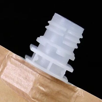 Stand Up Spout Pouch for Cream Cosmetic Liquid Kraft Paper Plastic Laminating Material