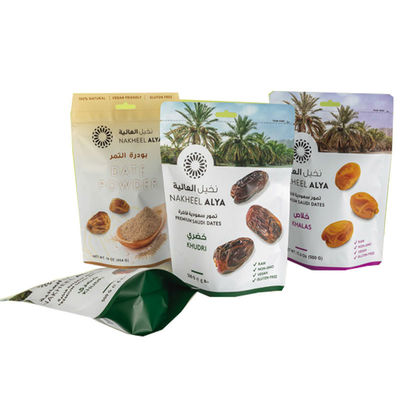 Stand Up Multi Printing Vacuum Sealer Bags for Customized Color Resealable Dried Fruit