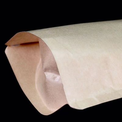 Stand Up Spout Pouch for Cream Cosmetic Liquid Kraft Paper Plastic Laminating Material
