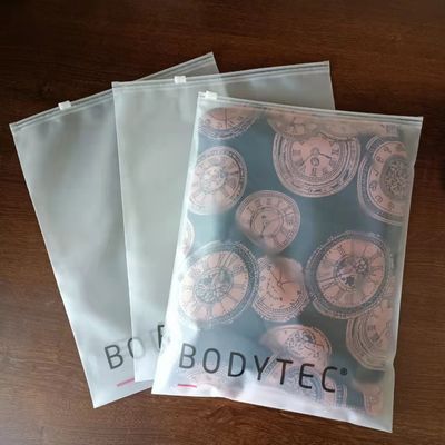Custom Logo PET/PE CPP Zip Lock Pouch Packaging for Frosted Cosmetics and Swimwear