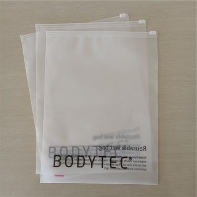 Custom Logo PET/PE CPP Zip Lock Pouch Packaging for Frosted Cosmetics and Swimwear