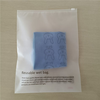 Custom Logo PET/PE CPP Zip Lock Pouch Packaging for Frosted Cosmetics and Swimwear