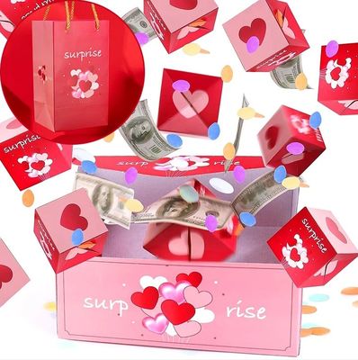 Elegant Paper Packaging Boxes Custom Boutique Christmas Gifts Scrapbook Surprise Bomb
