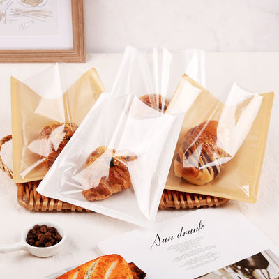 Kraft Paper Bread And Snack Sealing Oil-Proof Paper Sandwich Toast Baking Packaging Bag 2023