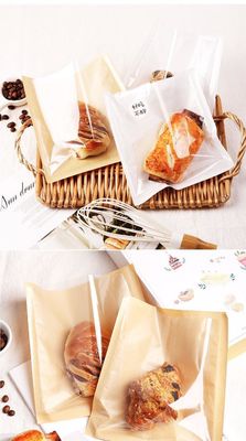 Kraft Paper Bread And Snack Sealing Oil-Proof Paper Sandwich Toast Baking Packaging Bag 2023