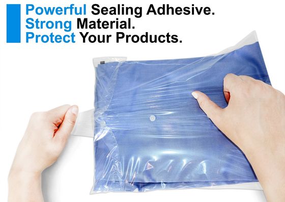 Waterproof Shipping Ziplock Clear Biodegradable Hoodie Packaging Custom Poly T-Shirts