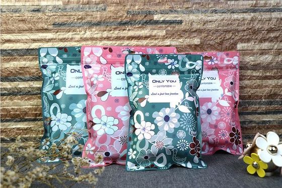 Custom Zip Lock Bag for Funny Underwear Glossy Pants Silk Stockings Clothing Packaging