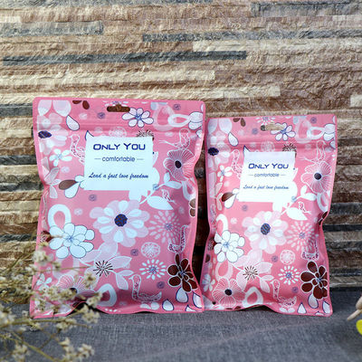 Custom Zip Lock Bag for Funny Underwear Glossy Pants Silk Stockings Clothing Packaging