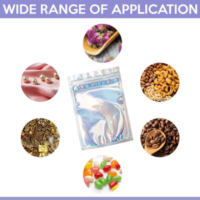 Gravure Printing Rainbow Packaging for 5 Gallon Smell Proof Aluminium Foil Candy Bag