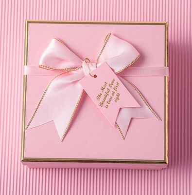 Custom Gift Packaging Box With Golden Logo for T Shirt Clothing and Scarf