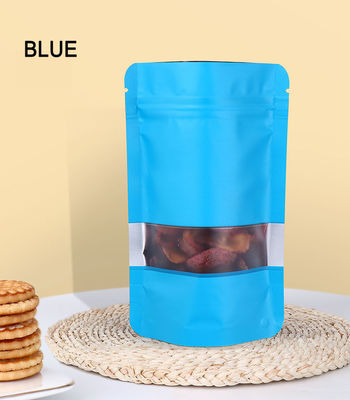 Matte Finish Ziplock Package for Dried Fruit Stand Up Pouch Kraft Bag