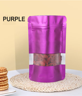 Matte Finish Ziplock Package for Dried Fruit Stand Up Pouch Kraft Bag