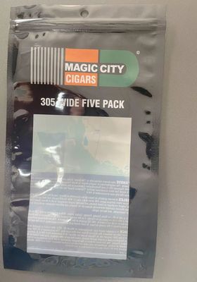 2023 Custom Logo Biodegradable Ziplock Bags for Moisturizing Cigar Storage Custom Order