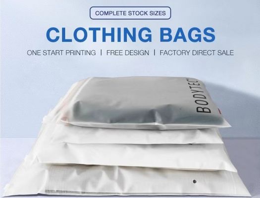 Holographic Mylar Bag for Transparent Clothing Packaging made of PE Material Structure
