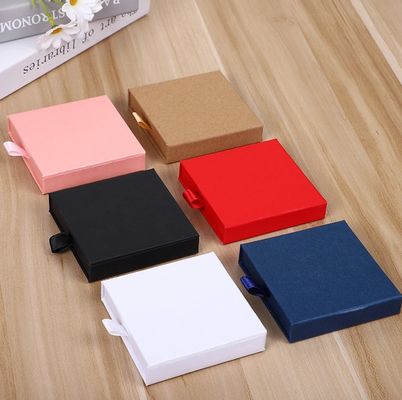 Recyclable Paper Board Custom Jewelry Box with Luxury Drawer and Exquisite Design