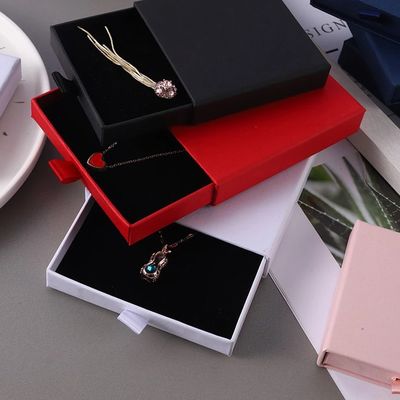 Recyclable Paper Board Custom Jewelry Box with Luxury Drawer and Exquisite Design