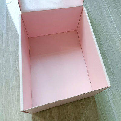 Custom Order Pink Cardboard Paper Postal Boxes for Environmentally Friendly Packaging