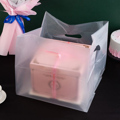 Plastic Material Structure Custom Size Accepted Tote Bag for Salad Baking Packaging