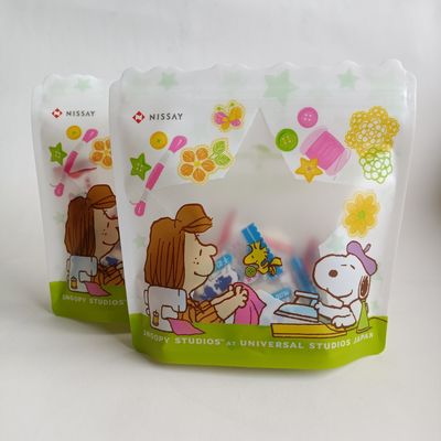 Food Grade Material Zip Lock Heat Seal Bags Stand Up Transparent Sac Plastique Packaging
