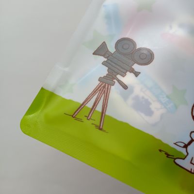 Food Grade Material Zip Lock Heat Seal Bags Stand Up Transparent Sac Plastique Packaging
