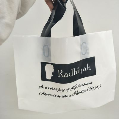 Trending Products Customized Logo Print PE Plastic Shopping Bag With Logo