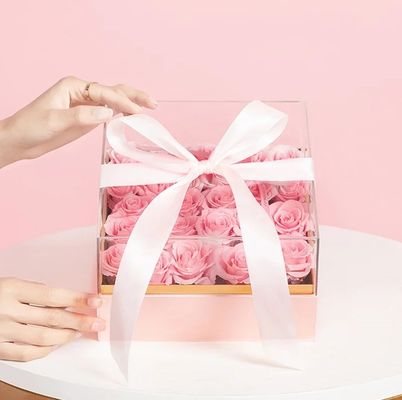 Valentine's Day and Mother's Day Gift Custom Heart-Shaped Flower Box with Rigid Boxes