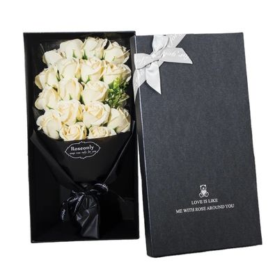 Customized Color Packing Box Paper Gift for Valentine's Day Exquisite Flower Packaging