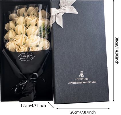 Customized Color Packing Box Paper Gift for Valentine's Day Exquisite Flower Packaging