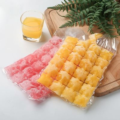 PE Material Structure Transparent Custom Disposable Ice Cube Plastic Packaging Bags